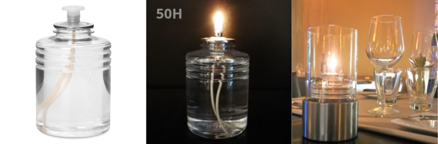 bougies à huile pour photophores
