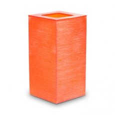 Photophore Tour orange - Pack de 6 lanternes