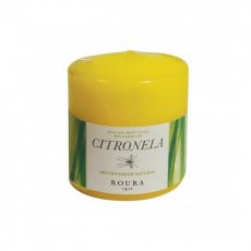 340295 Bougie Pilier Citronnelle 7 x 8 cm