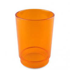 Ecran orange pour photophore Etoile Plastique