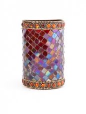 Photophore Mosaic Oriental - Pack de 6 lanternes
